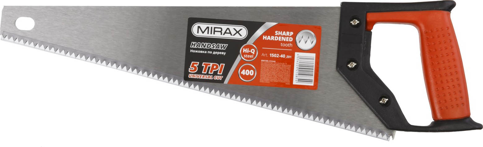 Ножовка по дереву 400 мм Mirax Universal 1502-40_z01 фото