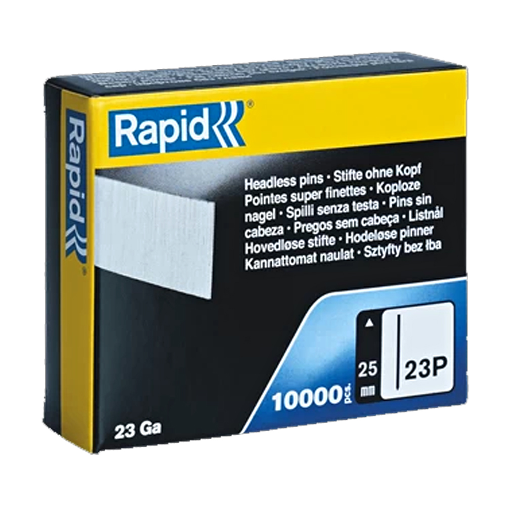 Гвозди тип 23P 25 мм 10000 шт Rapid 5001360 фото