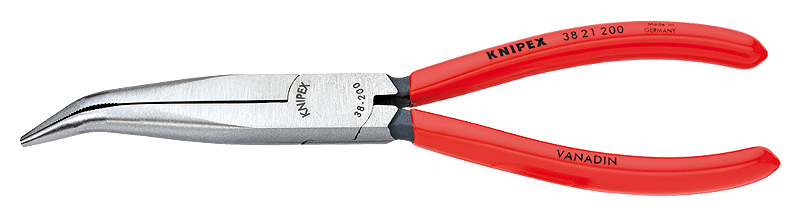 Длинногубцы изогнутые 200 мм Knipex KN-3821200 фото
