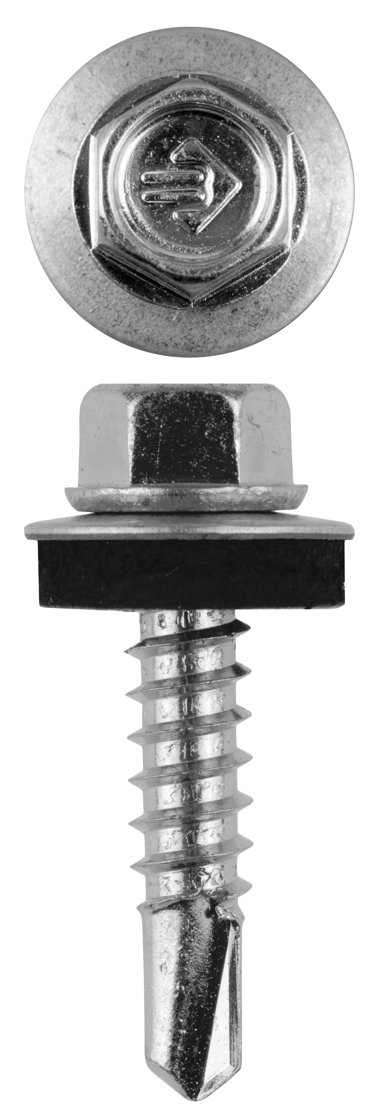 Саморезы оцинкованные для крепления кровельного материала 5.5x32 мм 350 шт Зубр 4-300315-55-032 фото