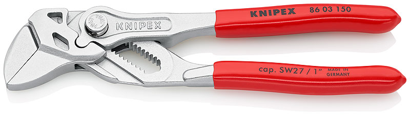 Переставные мини-клещи хромированные 150 мм Knipex KN-8603150SB фото