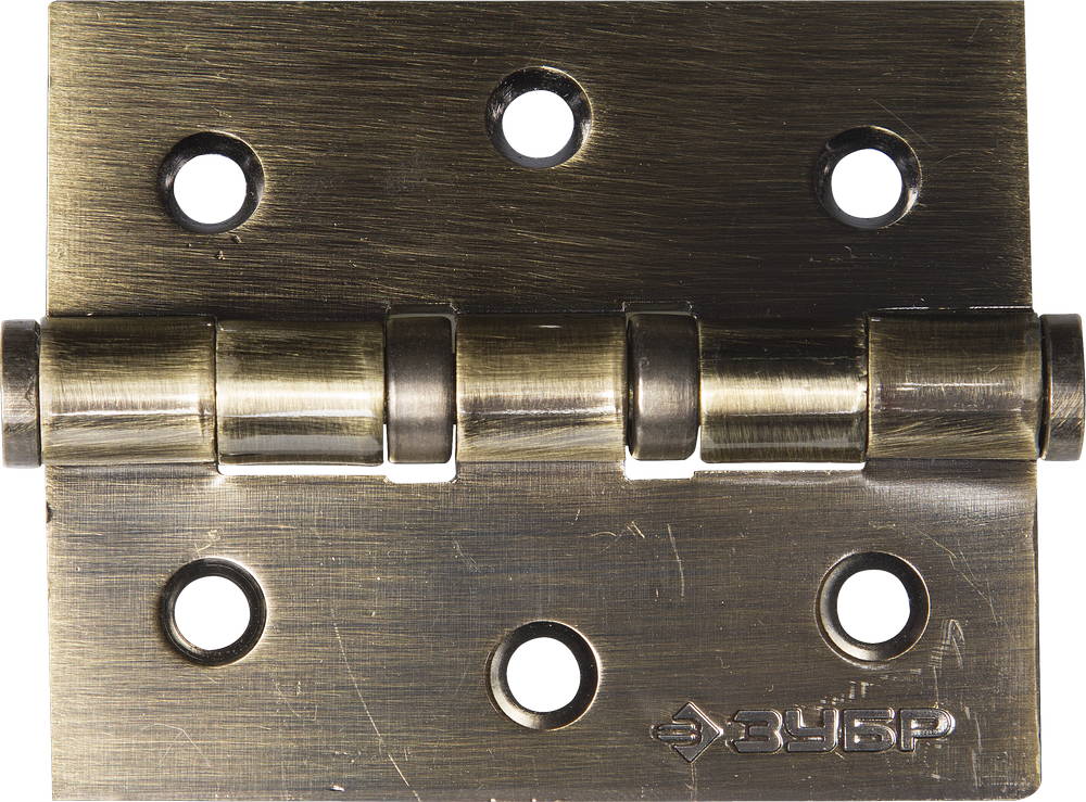 Петля дверная универсальная цвет стальная латунь 75 мм Зубр ПРОФИ 37601-075-5 фото