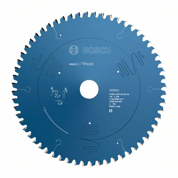 Пильный диск Bosch Expert for Wood 220 x 30 x 2,6 мм, 48 фото