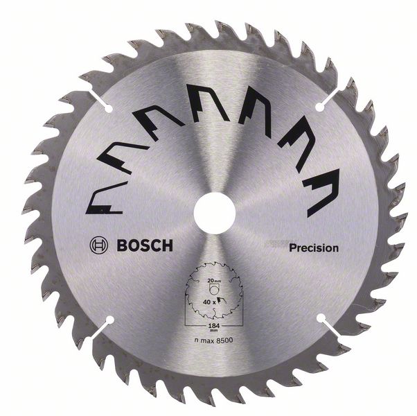 Пильный диск Bosch PRECISION 184 x 16 x 2,5 мм, 40 фото