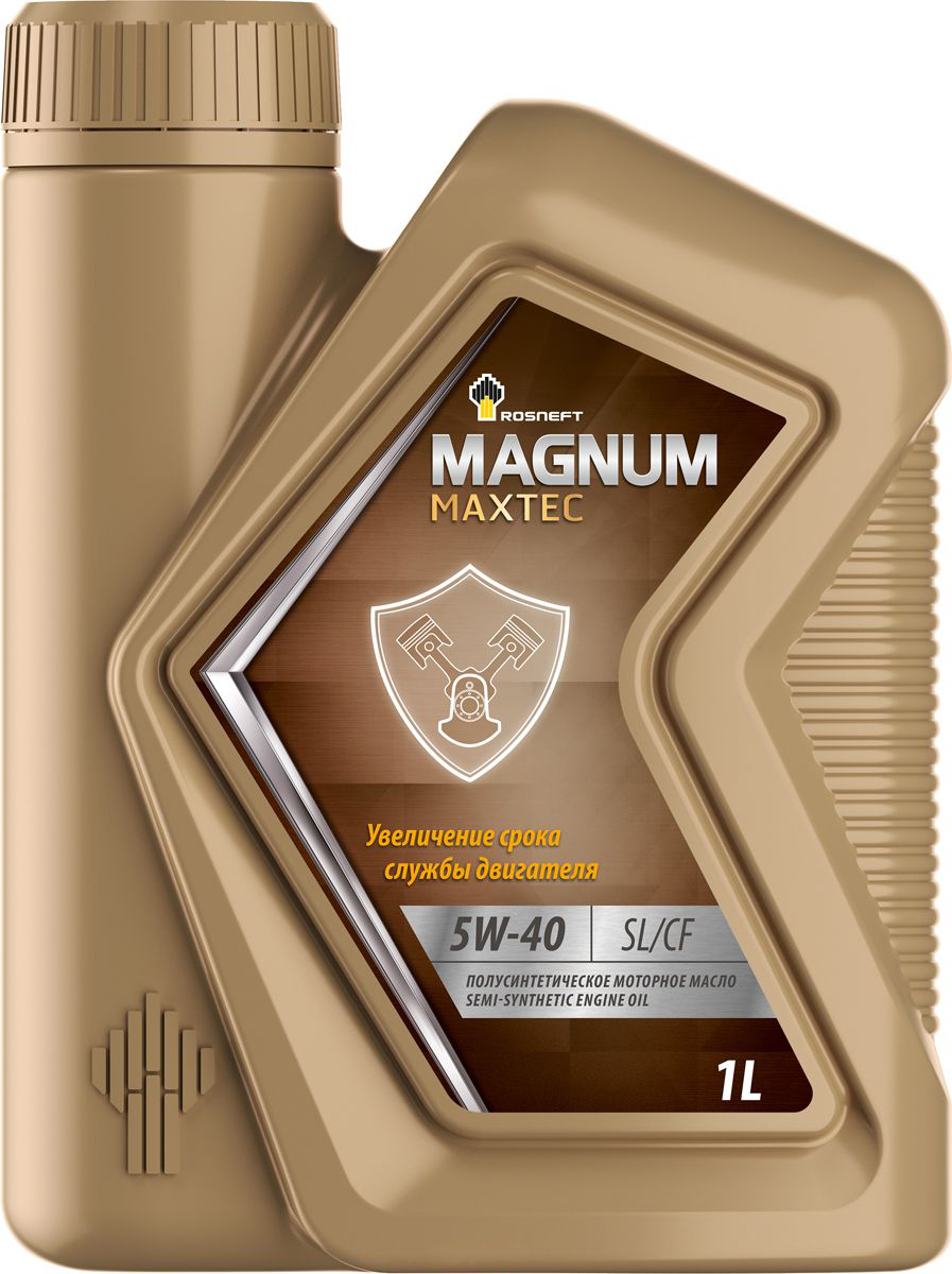 Моторное масло 1 л Роснефть Magnum Maxtec 5W-40 фото