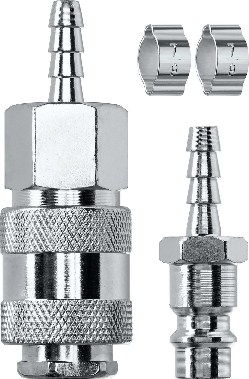 Набор переходников с хомутами елочка 6 мм Kraftool 06599-06-H фото