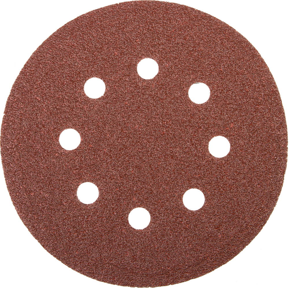 Круг шлифовальный 125 мм P40 8 отверстий 5 шт Stayer MASTER 35452-125-040 фото