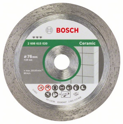 Алмазный отрезной круг 76x10 мм Bosch Best for Ceramic 2608615020 фото