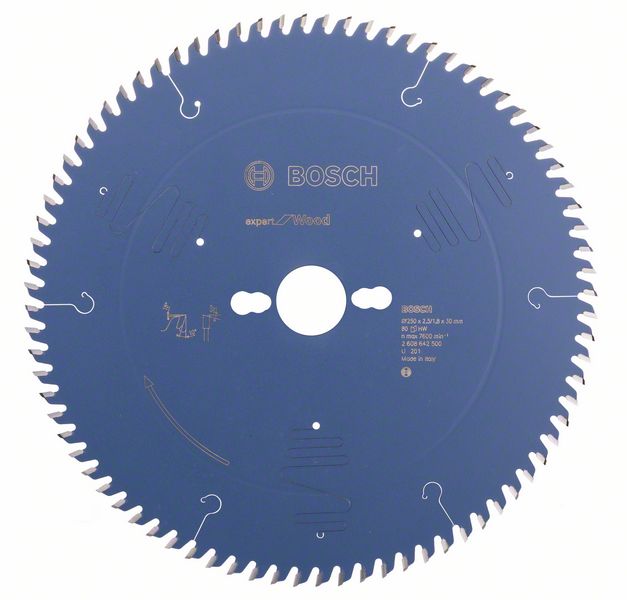 Пильный диск Bosch Expert for Wood 250 x 30 x 2,5 мм, 80 фото