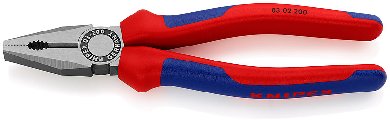 Плоскогубцы комбинированные фосфатированные 200 мм Knipex KN-0302200 фото