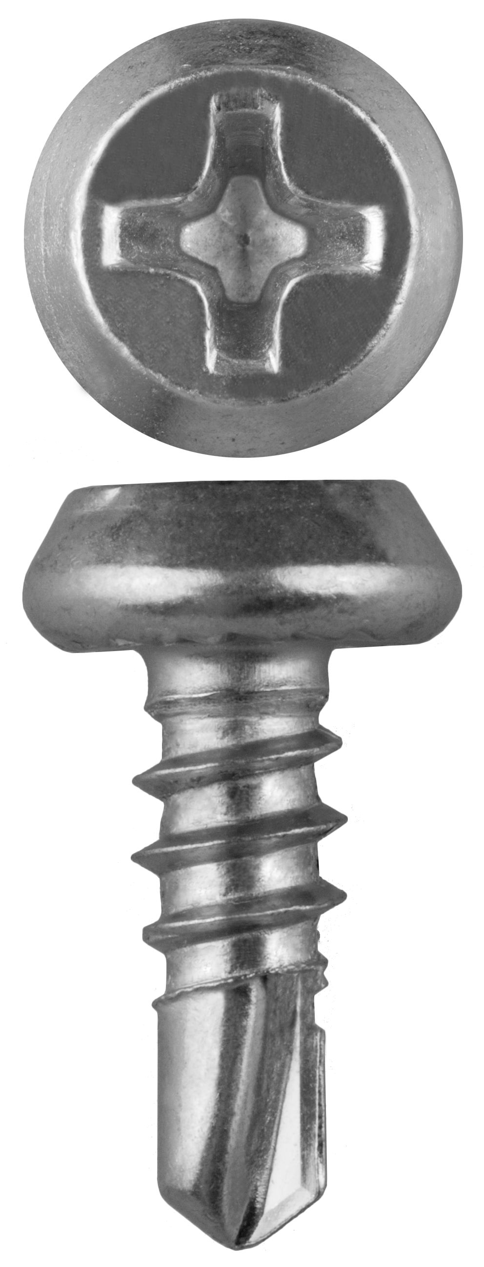 Саморезы со сверлом для крепления листового металла 3.8x11 мм 1000 шт Зубр 4-300151-38-11 фото