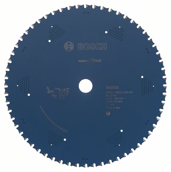 Пильный диск Bosch Expert for Steel 305 x 25,4 x 2,6 мм, 60 фото