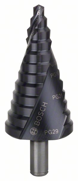 Ступенчатое сверло Bosch HSS-AlTiN 6 - 37 мм 2608588072 фото