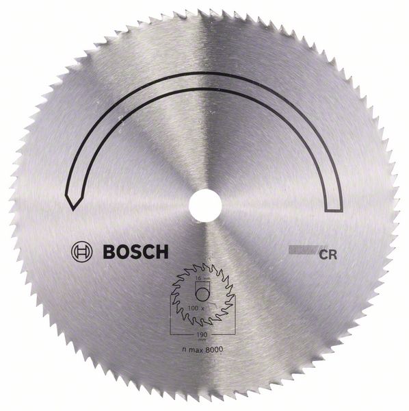 Пильный диск Bosch CR 190 x 16 x 2 мм, 100 фото