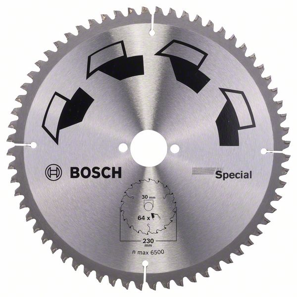 Пильный диск Bosch SPECIAL 230 x 30 x 2,5 мм, 64 фото