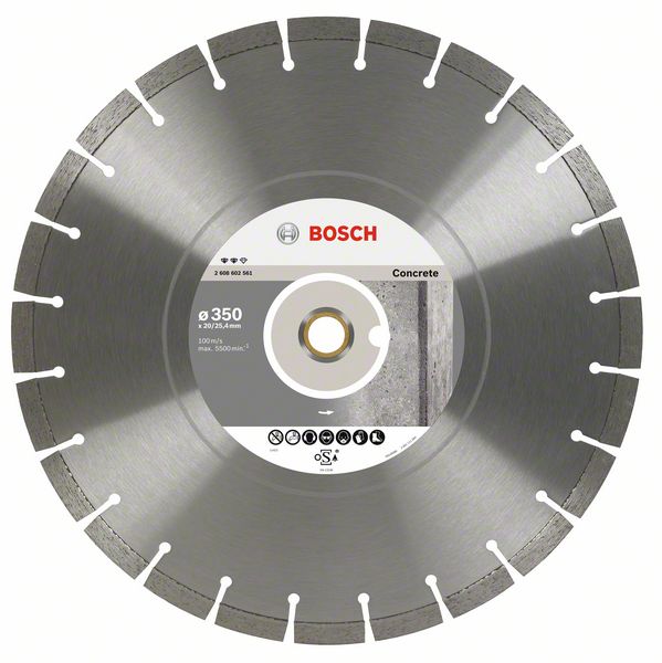 Алмазный отрезной круг Bosch Expert for Concrete 450 x 25,40 x 3,6 x 12 mm фото
