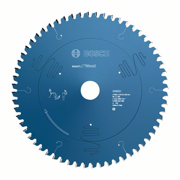 Пильный диск Bosch Expert for Wood 260 x 30 x 2,4 мм, 60 фото