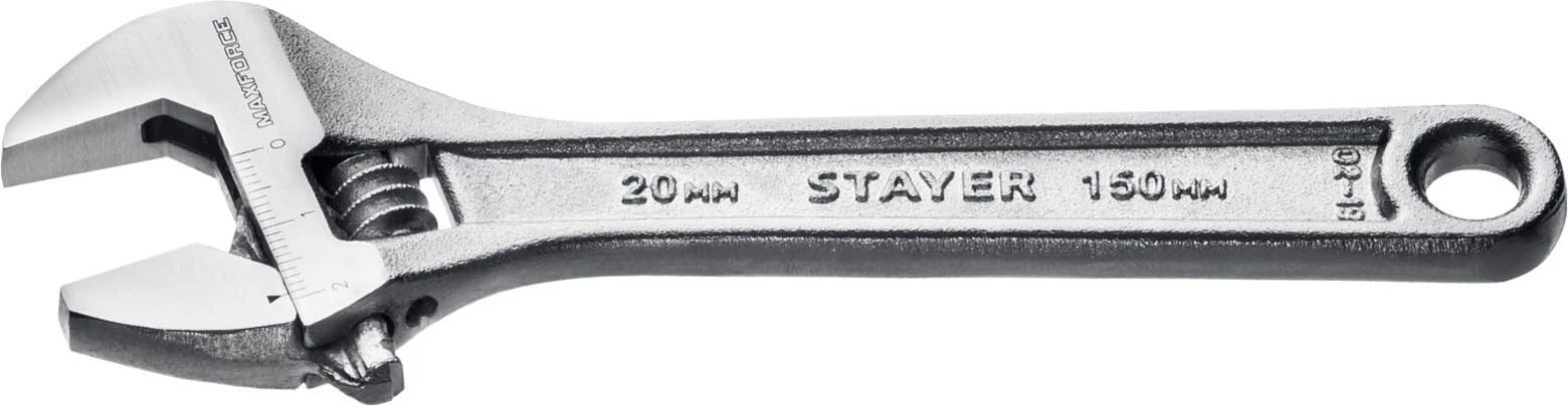 Разводной ключ 20x150 мм Stayer MAX-Force 2725-15_z01 фото