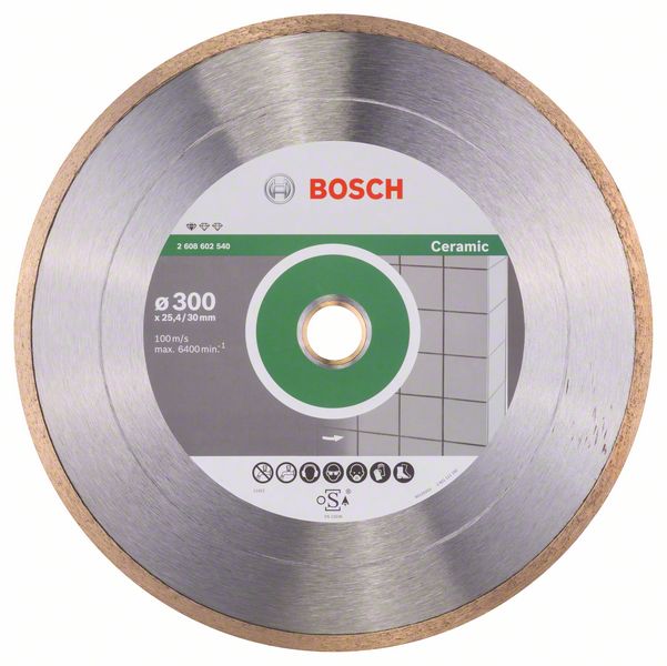 Алмазный отрезной круг Bosch Standard for Ceramic 300 x 30+25,40 x 2 x 7 mm фото