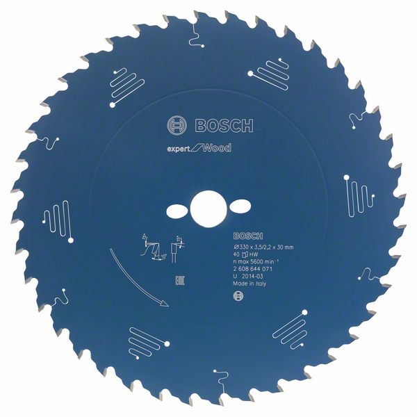 Пильный диск Bosch Expert for Wood 120 x 20 x 1,8 мм, 12 фото