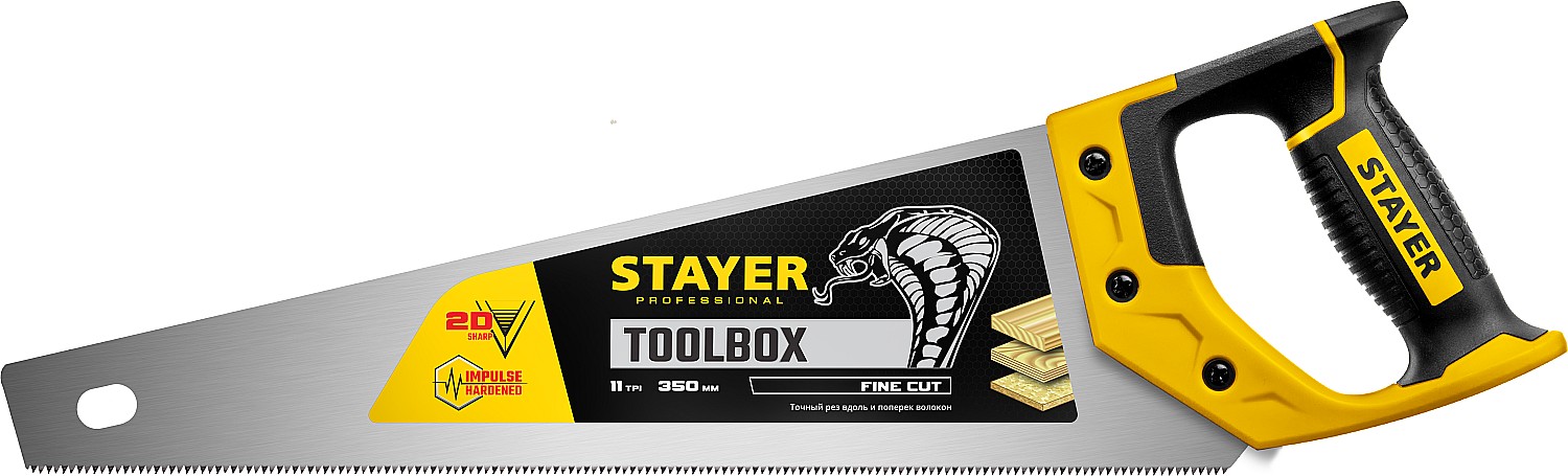 Ножовка многоцелевая 350 мм Stayer Cobra TOOLBOX 2-15091-45_z01 фото