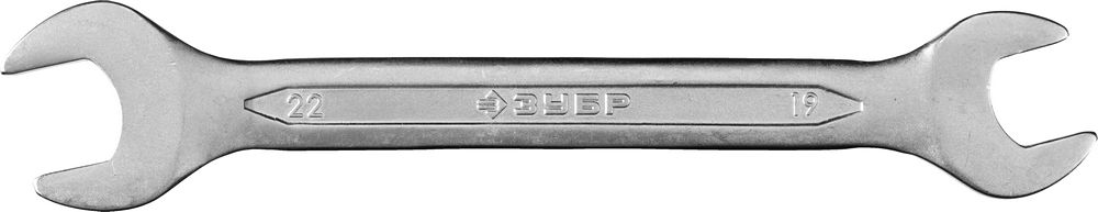 Ключ гаечный рожковый 19х22 мм Зубр МАСТЕР 27010-19-22 фото
