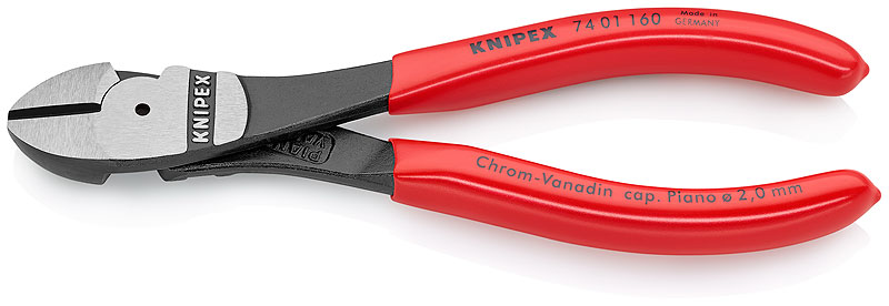 Бокорезы фосфатированные усиленные 160 мм Knipex KN-7401160 фото