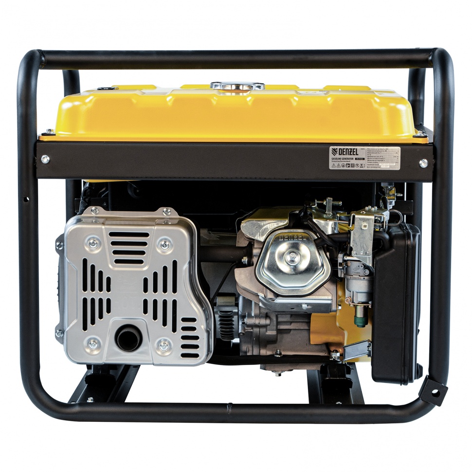 Генератор бензиновый PS 70 EA 7.0 кВт 230 В 25 л коннектор автоматики электростартер Denzel 946894 фото