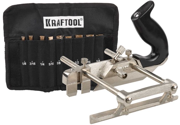 Рубанок металлический в комплекте с ножами Kraftool 1-18541-H9 фото