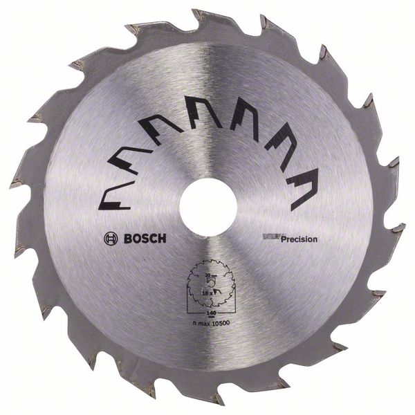 Пильный диск Bosch PRECISION 140 x 20 x 2,5 мм, 18 фото