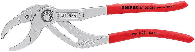 Клещи трубные захватные хромированные 250 мм Knipex KN-8103250SB фото
