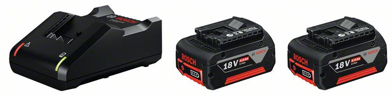 Набор 2 аккумулятора GBA 18V 4.0Ah + GAL 18V-40 Bosch 1600A019S0 фото