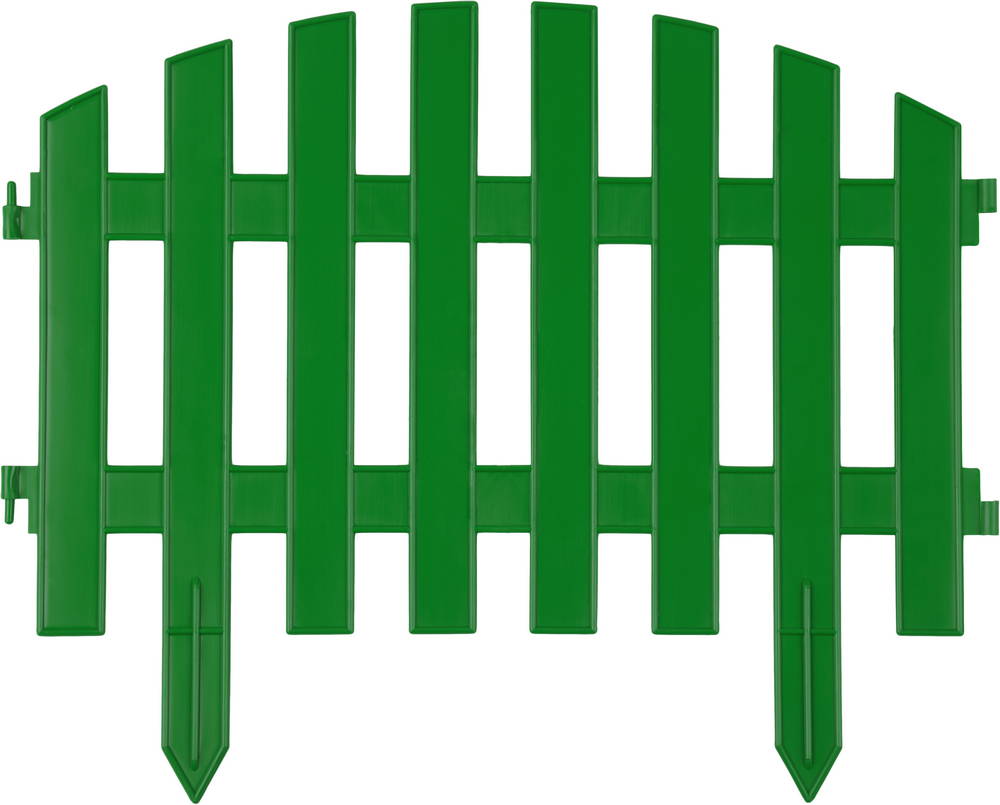 Забор декоративный 28x300 см зеленый Grinda 422203-G фото