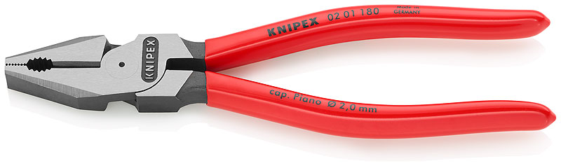 Плоскогубцы комбинированные усиленные 180 мм Knipex KN-0201180 фото