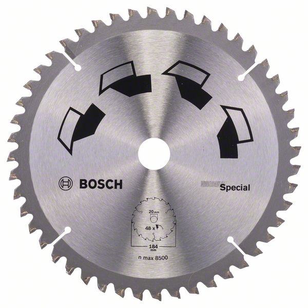 Пильный диск Bosch SPECIAL 184 x 16 x 2,5 мм, 48 фото