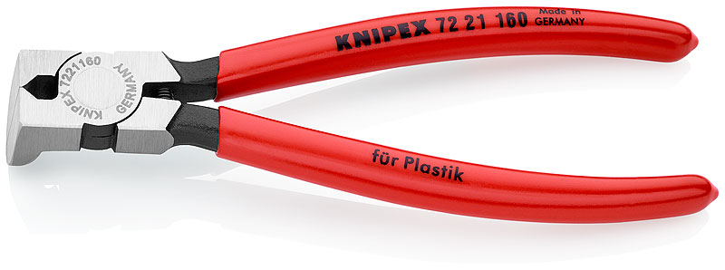 Кусачки боковые для пластмассы 160 мм Knipex KN-7221160 фото