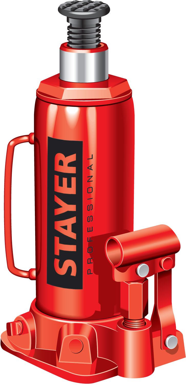 Домкрат гидравлический бутылочный 12 т 230-465 мм Stayer RED FORCE 43160-12_z01 фото