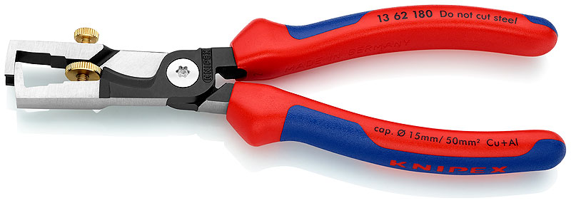 Стриппер с функцией резания кабеля 180 мм Knipex StriX KN-1362180SB фото