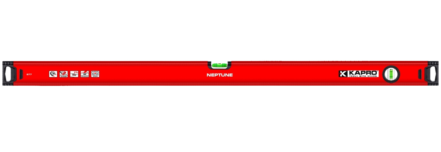 Уровень строительный магнитный 200 см Kapro NEPTUNE 977-40-200М фото