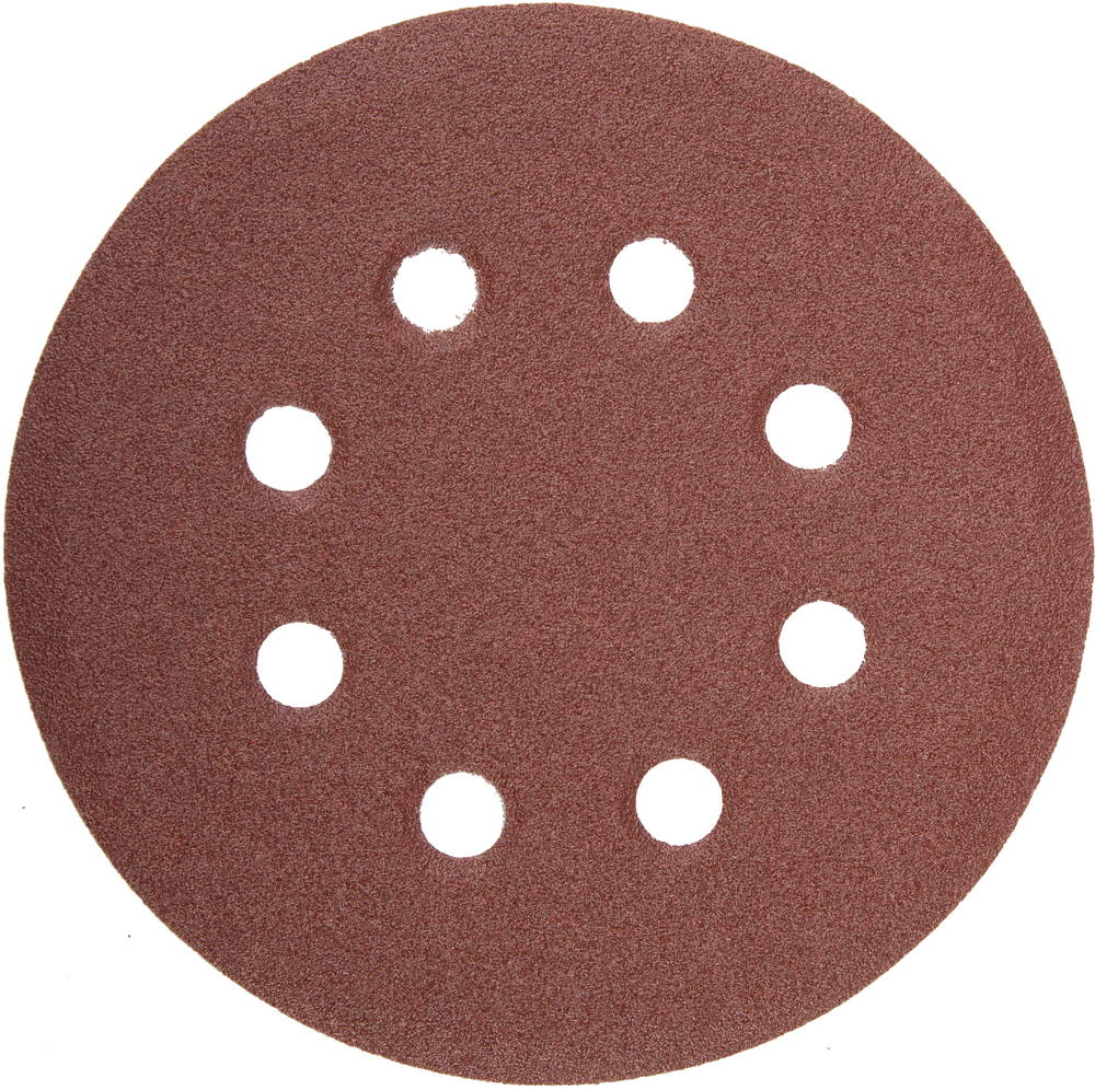 Круг шлифовальный 115 мм P80 8 отверстий 5 шт Stayer MASTER 35450-115-080 фото
