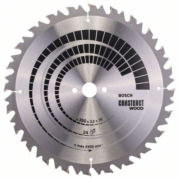 Пильный диск Bosch Construct Wood 350 x 30 x 3,2 мм, 24 фото