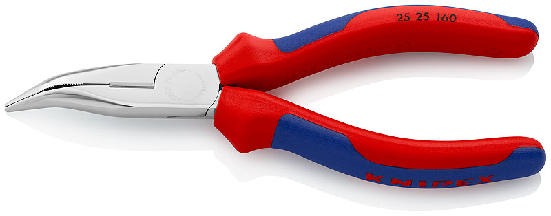 Тонкогубцы изогнутые 160 мм Knipex KN-2525160 фото