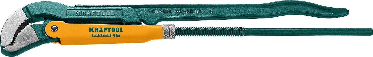 Трубный рычажный ключ с изогнутыми губками №4 на 670 мм Kraftool PANZER-45 2735-30_z02 фото