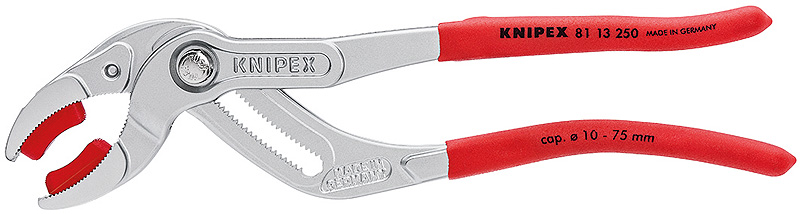 Клещи трубные захватные хромированные 250 мм Knipex KN-8113250SB фото