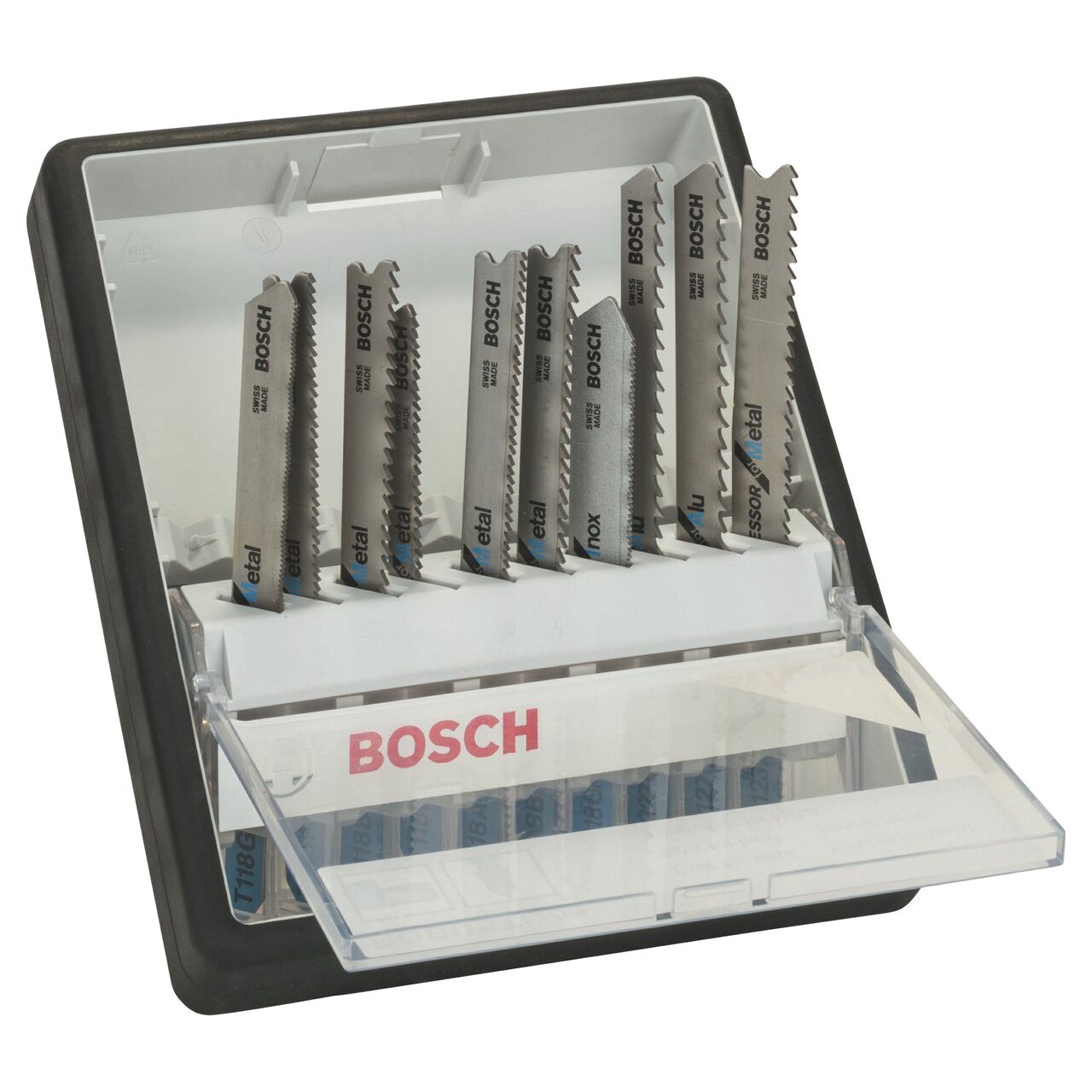 Набор полотен для электролобзика 10 шт Bosch Robust Line Metal Expert 2607010541 фото