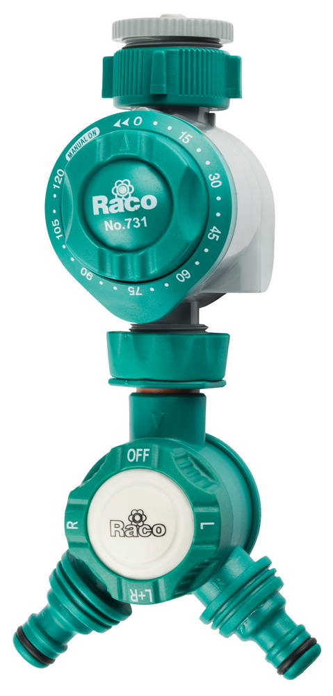 Таймер механический для подачи воды с двухканальным распределителем Raco 4275-55/732D фото
