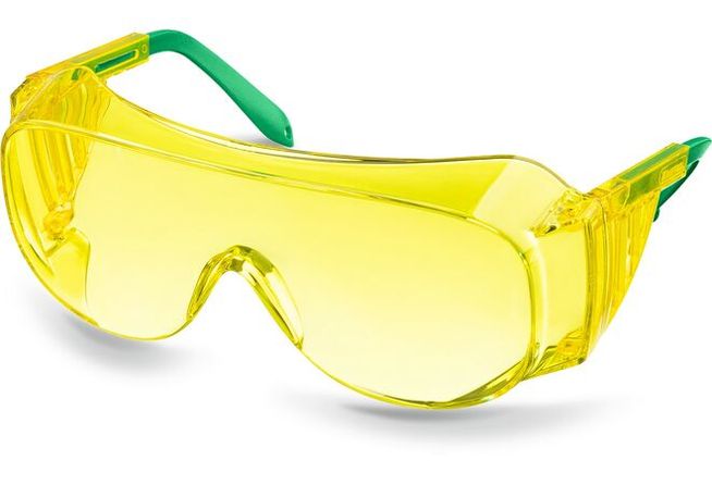 Защитные очки желтые Kraftool 110462 фото
